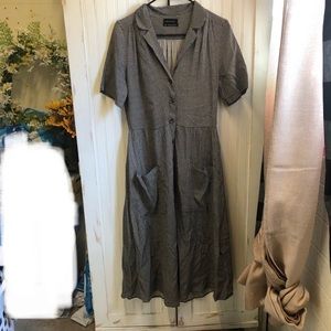 Urban outfitters midi checked dress